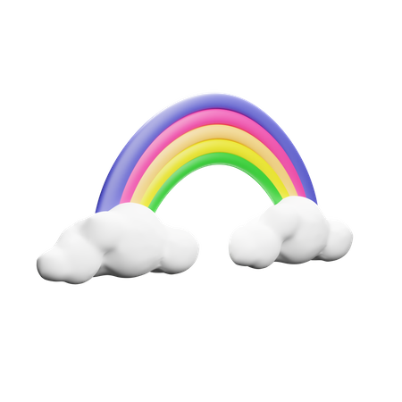 Regenbogen  3D Icon