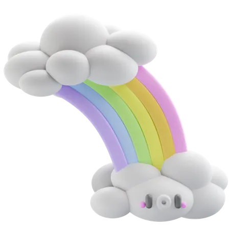 Regenbogen  3D Icon