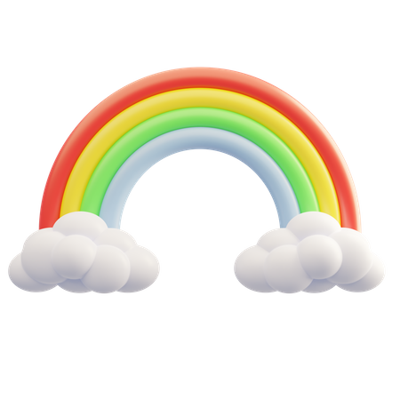 Regenbogen  3D Icon