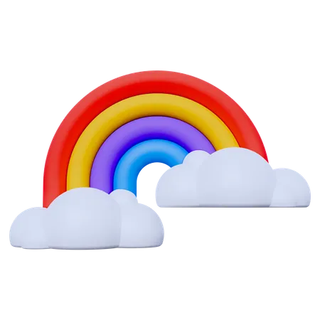 Regenbogen  3D Icon