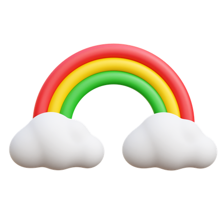 Regenbogen  3D Icon