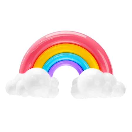 Regenbogen  3D Icon