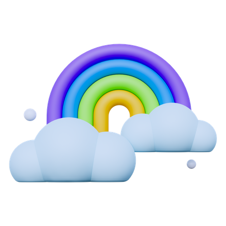 Regenbogen  3D Icon