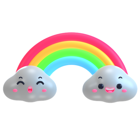 Regenbogen  3D Icon