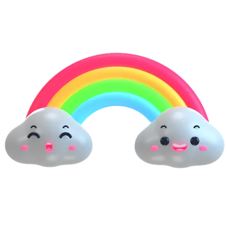 Regenbogen  3D Icon