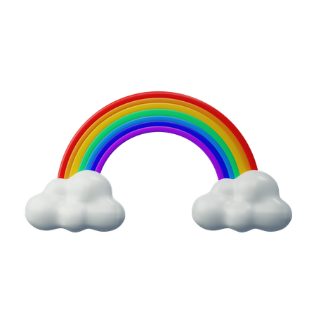 Regenbogen himmel  3D Icon