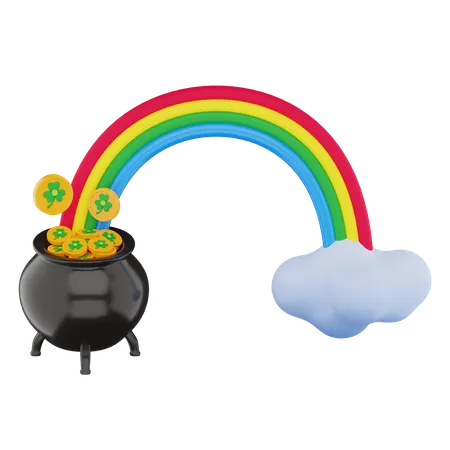 Regenbogenkessel  3D Icon