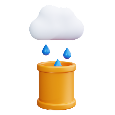 Niederschlagsmesser  3D Icon