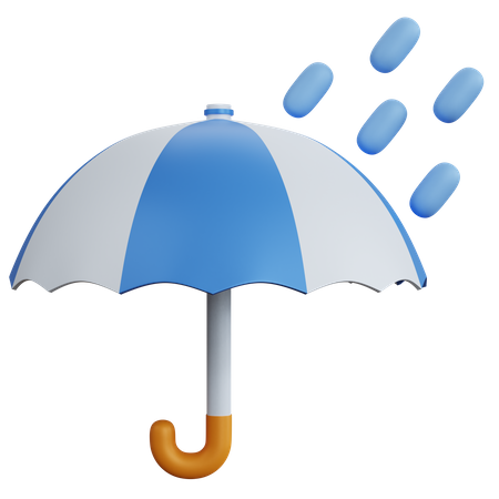 Regenschirm  3D Icon