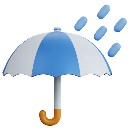 Regenschirm  3D Icon