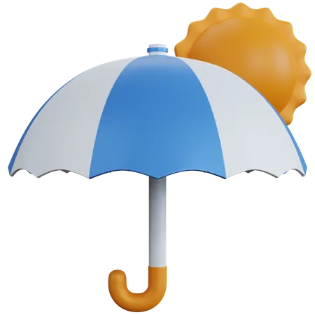 Regenschirm  3D Icon