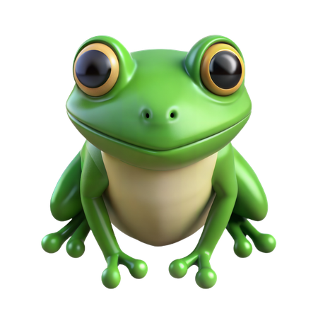 Regenwaldfrosch  3D Icon