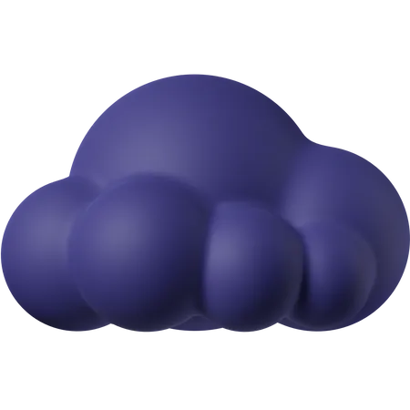 Regenwolke  3D Icon