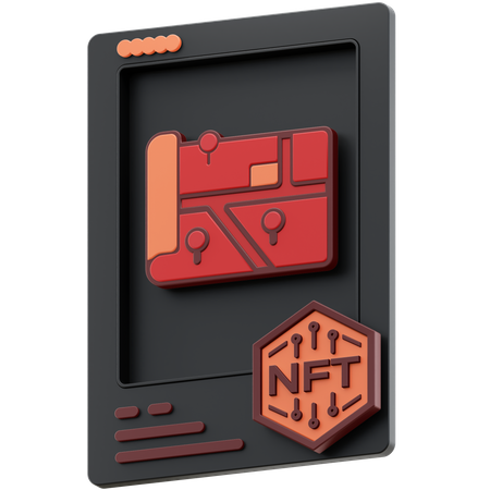 Região nft  3D Icon
