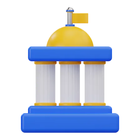 Regierungsgebäude  3D Icon