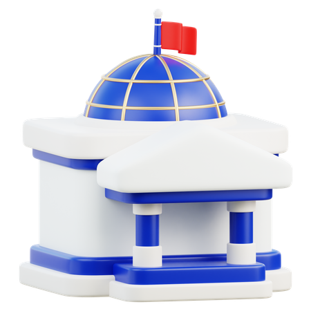 Regierungsgebäude  3D Icon