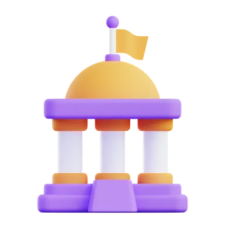 Regierungsgebäude  3D Icon