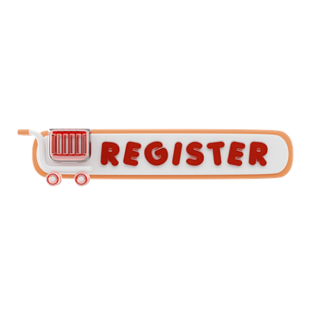 Register  3D Icon