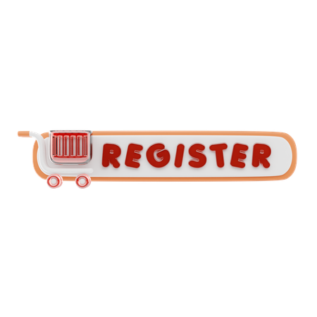 Register  3D Icon