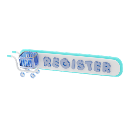 Register  3D Icon