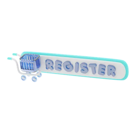 Register  3D Icon