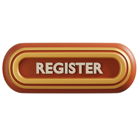 Register button  3D Icon