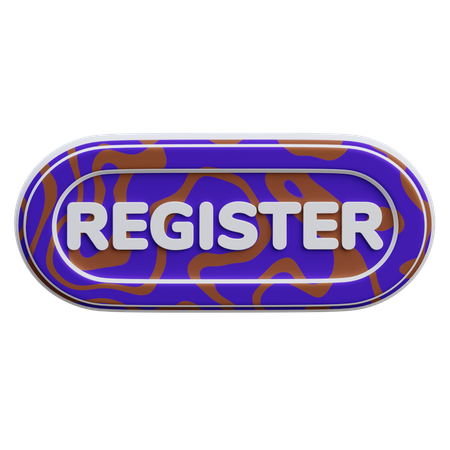 Register Button  3D Icon