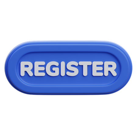 Register Button  3D Icon