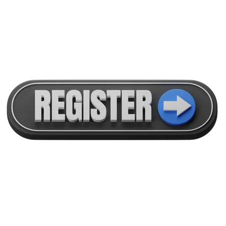 Register Button  3D Icon