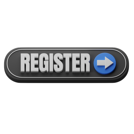 Register Button 3D Icon
