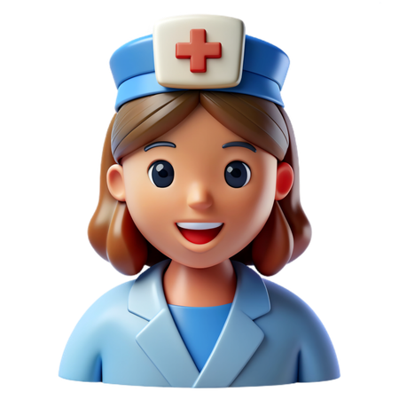 Registered nurse  3D Icon