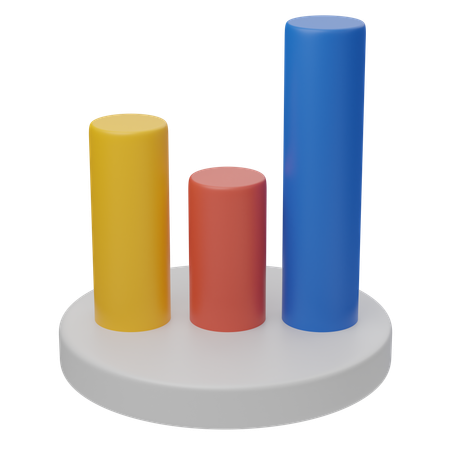 Registerkarte „Diagramm“  3D Icon