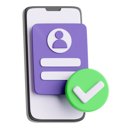 Registration Confirmed  3D Icon