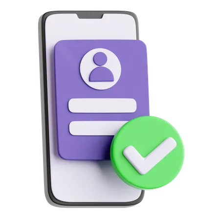 Registration Confirmed  3D Icon