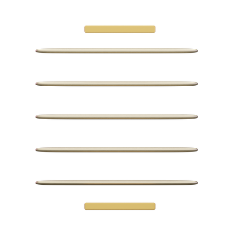Registre de musique  3D Icon