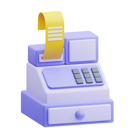 Kasse  3D Icon