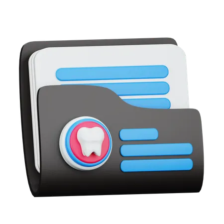 Registro dental  3D Icon