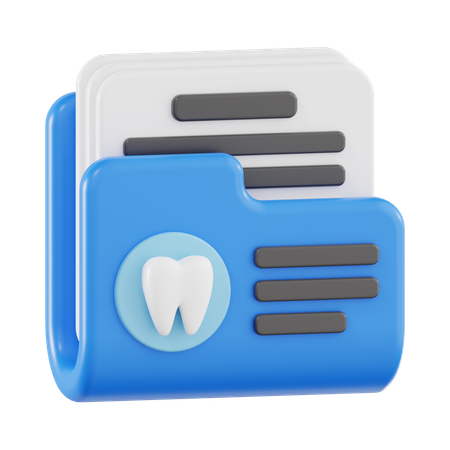 Registro dental  3D Icon