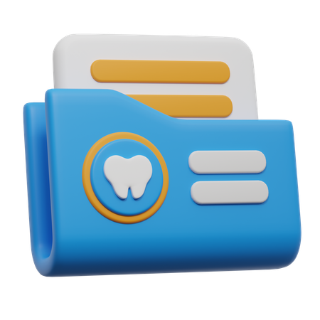 Registro dental  3D Icon