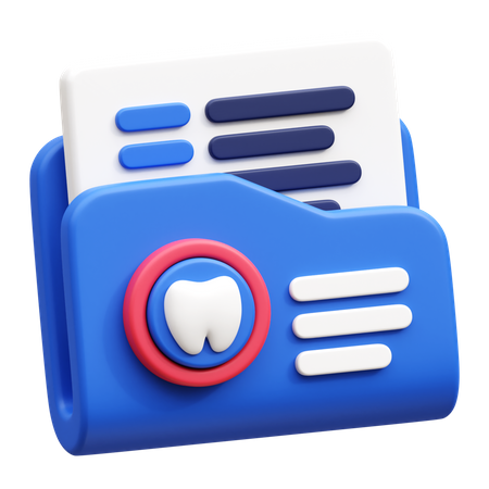 Registro dental  3D Icon