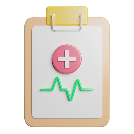 Registros médicos  3D Icon