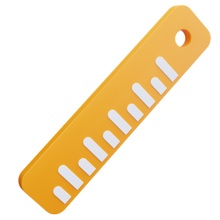 Medida de regla  3D Icon