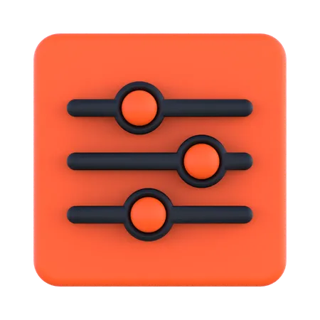 Ajustement  3D Icon