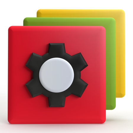 Réglage des calques  3D Icon