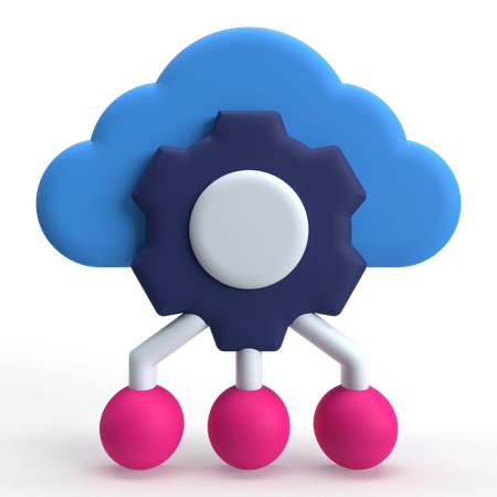 Paramètre de nuage  3D Icon