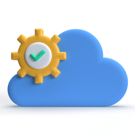 Réglage du nuage terminé  3D Icon