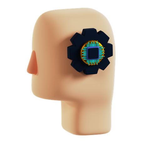 Réglage du cerveau  3D Icon