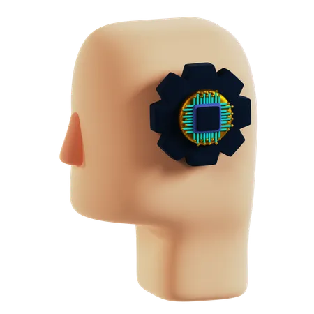 Réglage du cerveau  3D Icon