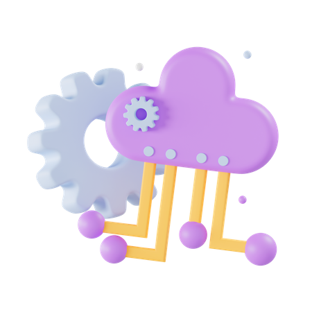 Paramètre de nuage  3D Icon