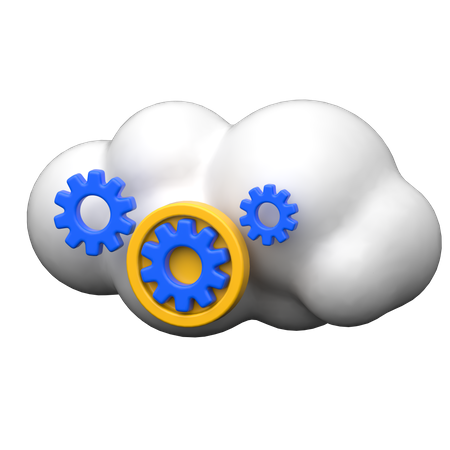 Paramètre de nuage  3D Icon